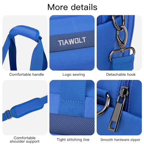 TIAWOLT Carry-On Luggage Travel Duffel Bag Underseat for Airplanes, Sports Gym Bag with Shoulder Strap, Weekender Overnight Bag for Women and Men, Blue
