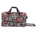 Rockland 22" Polyester Rolling Duffel Bag, Owl