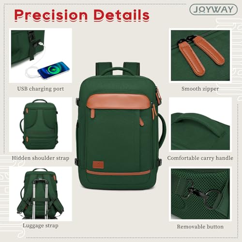 Joyway Expandable Luggage Sets 5 Piece, Lightweight Hard Shell Travel Suitcase Set with Spinner Wheels and TSA Lock