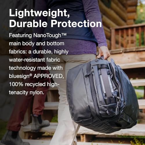 Osprey Transporter 44L Durable Squffel Bag - Water Resistant Square Split Travel Duffel Backpack, Pine Leaf Green