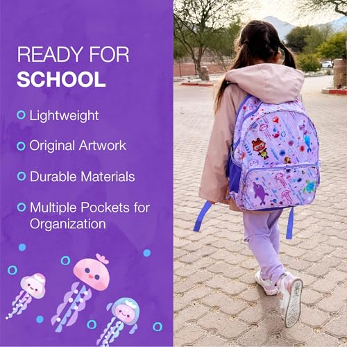 Traveler's Choice Kids JoJo the Bear's School Adventure, Under the Sea, Backpack (15.5 x 11.75 x 6)