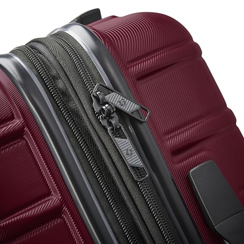 Samsonite Omni 2 Hardside Expandable Luggage with Spinner Wheels, 3-Piece Set (19/24/28), Natural Merlot