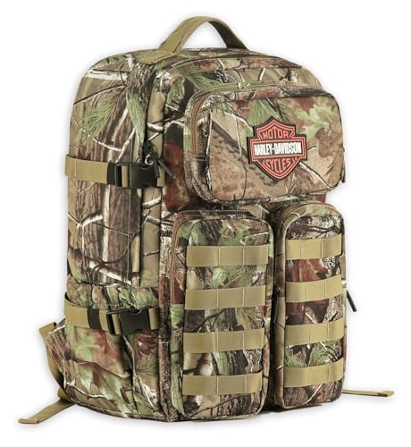 Harley-Davidson Realtree® Camo Bar & Shield Backpack, High-Density Polyester