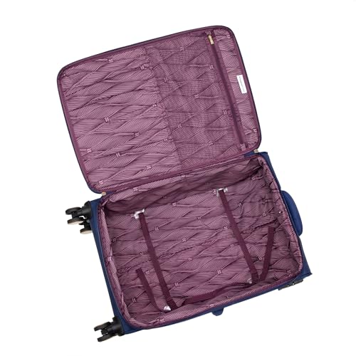 It Luggage Glimmering 28" Softside Checked Spinner, Ocean Cavern