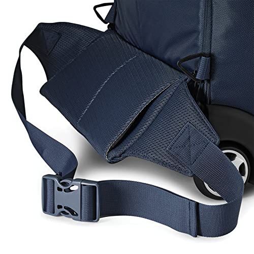 High Sierra Powerglide Pro Wheeled Backpack, Rolling Laptop Bag for Travel, Fits most 15.6” Laptops, 40L, Indigo Blue