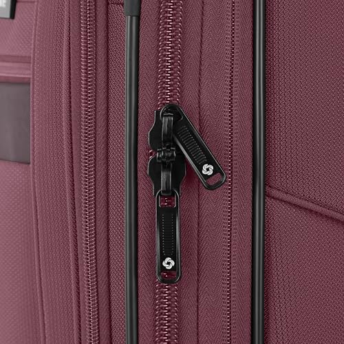 Samsonite Ascella 3.0 Softside Expandable Luggage with Spinner Wheels, 3-Piece Set (20/25/28), Mauve Haze