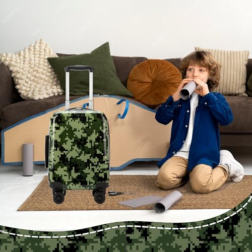 Esteemly Kid's Luggage Set 2 Piece Suitcase Set 16" Hardside Luggage with Spinner Wheels Girls Carry on Toddler Travel Rolling Suitcase with Neck Pillow Airline Approved