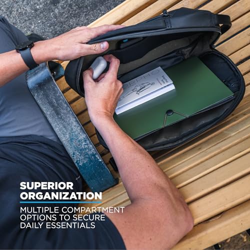 NOMATIC Navigator RS Sling 10L - Slim & Lightweight Crossbody, Everyday Fanny-Pack, Anti-Theft Sling - Water Resistant & Everyday Minimalist Carry Bag - Black