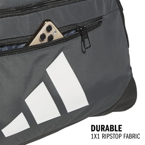 adidas Defender 5 Duffel Bag for Sports, Gym and Travel, Team Dark Grey, OSFA