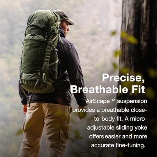 Osprey Talon 44L Men's Lightweight Hiking Backpack - Daypack for Travel & Camping, Black/Coal Grey, L/XL