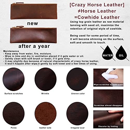 S-ZONE Genuine Leather Tote Bag for Women Large Shoulder Purses Work Handbags with Crossbody Strap Vintage