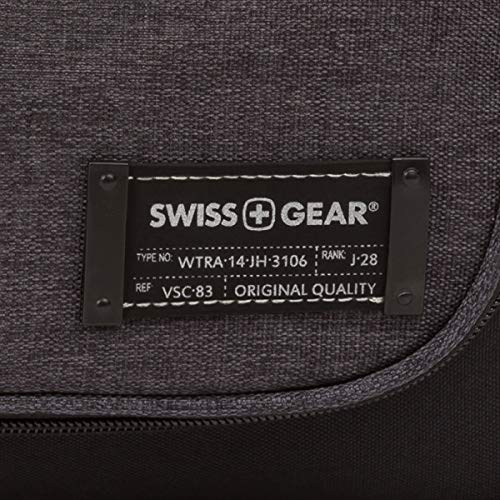 SwissGear Getaway Toiletry Bag, Hanging Premium Men’s and Women’s Large Travel Dopp Kit, Travel Organizer for Bathroom, Gym, and Shower Toiletries, Grey Heather