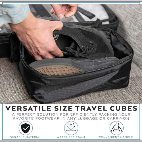 NOMATIC Shoe Cube: Shoe Packing Cube For Travel, Sneaker Bag, Shoe Travel Bag For Luggage