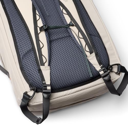 Bellroy Lite Travel Pack 38L (carry-on backpack, large travel backpack for international travelers, with laptop pocket, interior packing cells and tuck-away shoulder straps) - Ash