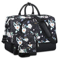 Travel Weekender Bag for Women, 21" Overnight Bag with Shoe Compartment 50L Large Travel Duffel Bag Carry On Tote for Weekend, Overnight, Business Trips, Water Resistant