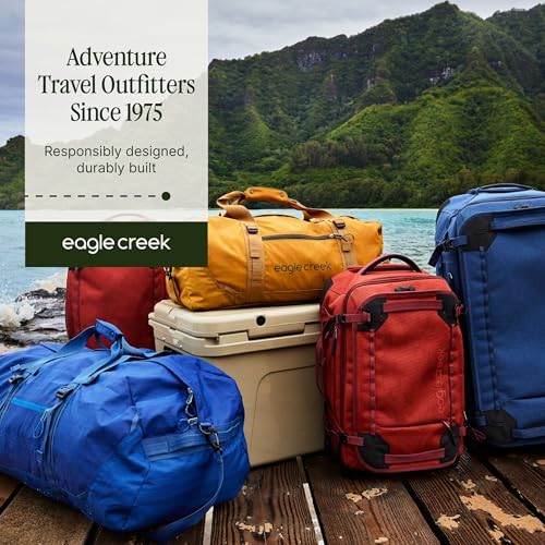 Eagle Creek Packable Duffel Bag - Large Capacity Portable Duffel Bag - Easy to Store - Ultralight & Minimalist - Travel Essential - Black