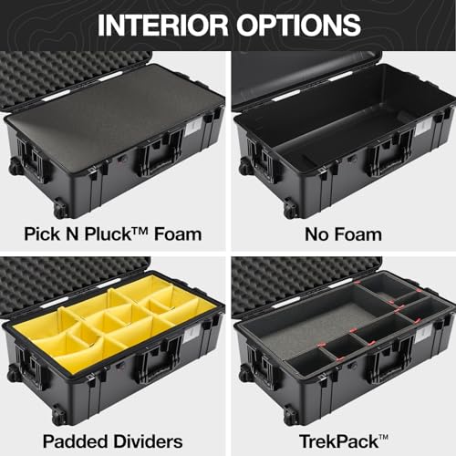 Pelican Air 1535 Multi-Purpose Hard Case - No Foam (Empty) - For Camera, Drone, Equipment, Gear, Electronics, Overlanding, Camping, and Travel - OCP Tan