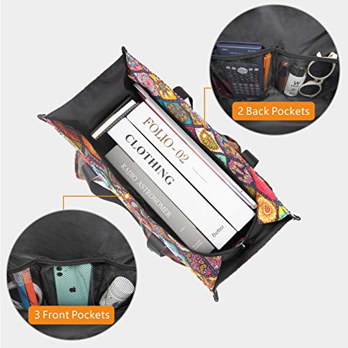 TOPDesign Utility Water Resistant Tote Bag for Women - 13 Exterior & Interior Pockets, Top Zipper Closure, Thick Bottom Support - Perfect Work Tote for Teachers, Nurses, Accountants, Professionals