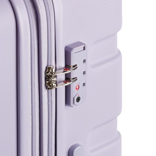 SwissGear 7366 Signature Hardside Expandable Luggage with Spinner Wheels, TSA Lock, Evening Haze, Checked-Large 27-Inch