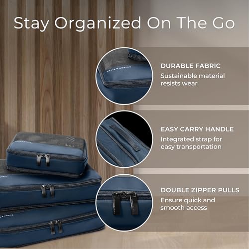 Briggs & Riley Travel Essentials Carry-On Compression Packing Cube Set