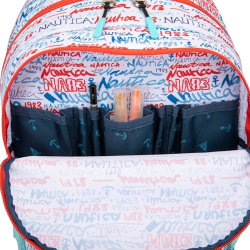 Nautica Backpack for Kids | Kindergarten, Elementary Children Backpack | 16" Tall | Graffiti
