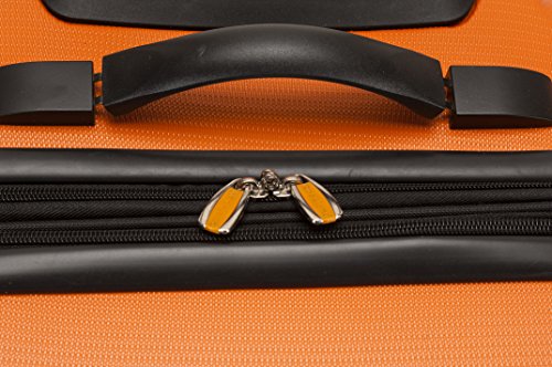 Rockland Melbourne Hardside Expandable Spinner Wheel Luggage, Carry-On 20", Orange