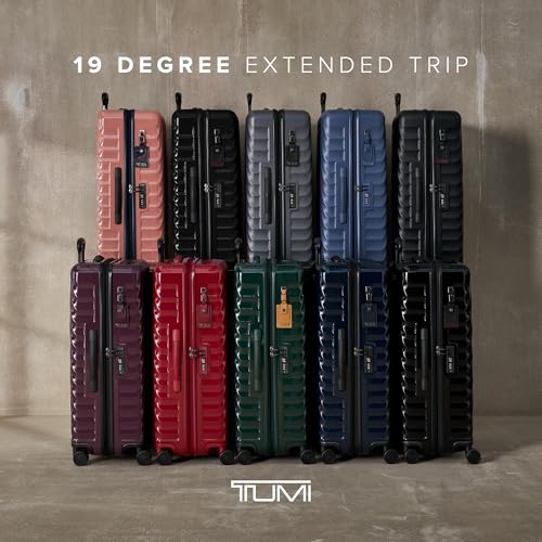TUMI - 19 Degree Large Expandable Checked Luggage - 4-Wheels - Durable Hard Shell Zipper Expansion Checked Bag - Suitcase - Black