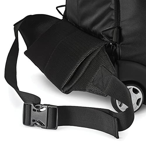 High Sierra Powerglide Pro Wheeled Backpack, Rolling Laptop Bag for Travel, Fits most 15.6” Laptops, 40L, Black