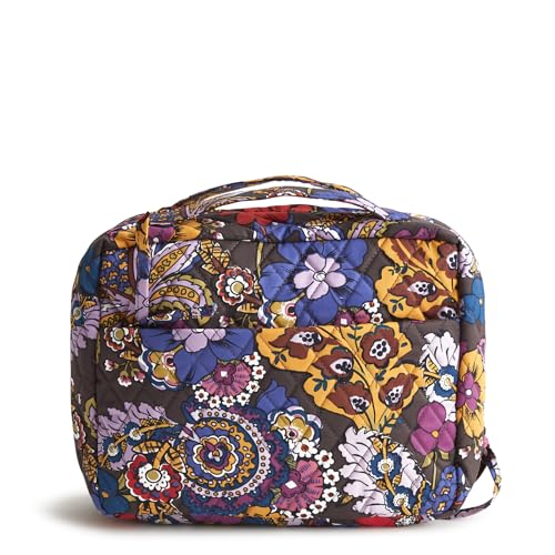 Vera Bradley Women's Premium Cotton Hanging Travel Organizer, Colorful Bouquet, One Size