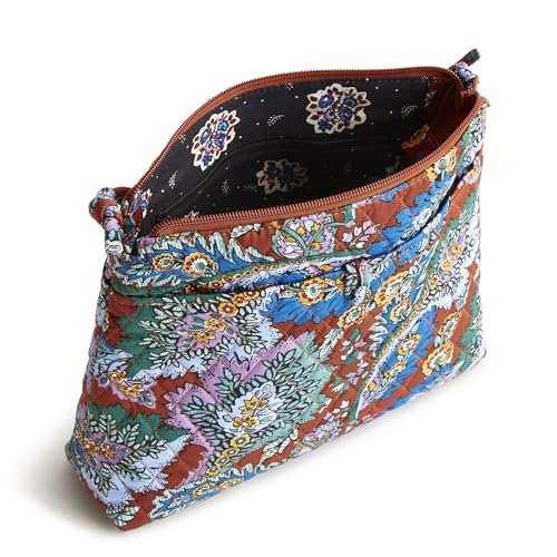 Vera Bradley Women's Premium Cotton Original Hipster Crossbody, Flowers + Feathers, One Size