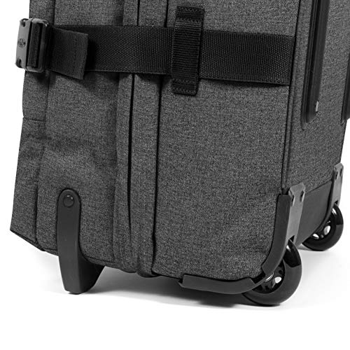 Eastpak Tranverz M – 78L Large Wheeled Luggage with Dual Compartments, TSA Lock, Compression Straps & Smooth-Wheeling System, Black Denim