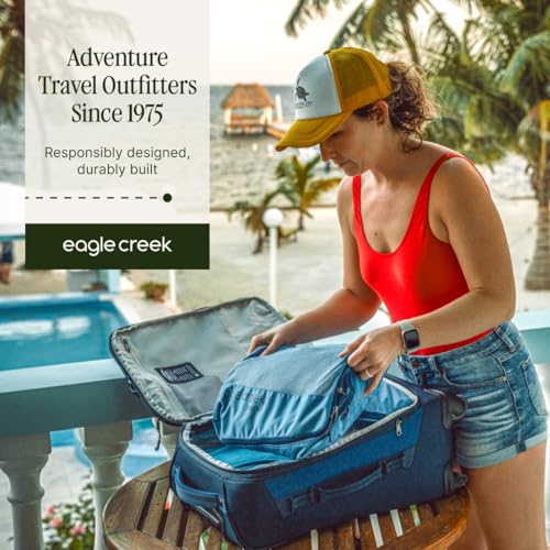 Eagle Creek Pack-It Reveal Cube - Lightweight Packing Cubes for Optimizing Luggage Space - Easy to Carry - Mesh Fabric - Water-Resistant - Easy Grab Zipper - Medium - Black