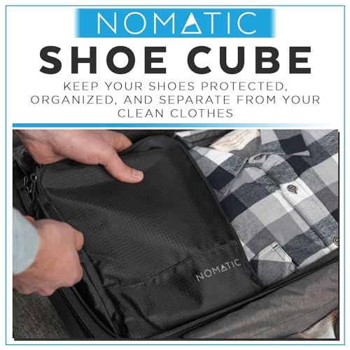 NOMATIC Shoe Cube: Shoe Packing Cube For Travel, Sneaker Bag, Shoe Travel Bag For Luggage