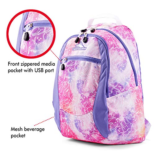 High Sierra Curve Lightweight Backpack with Padded Straps