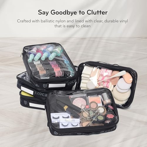 ZUCA Pro & Sport Bag Accessory: Large Artist Utility MakeUp Pouch - Durable, Spacious Cosmetic Storage Solution For Travel & Professional Use