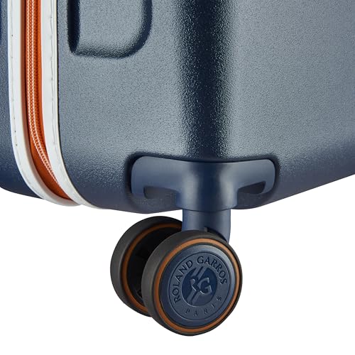 DELSEY Paris Roland-Garros Hardside Luggage with Spinner Wheels, Navy Blue, Carry-On 20 Inch