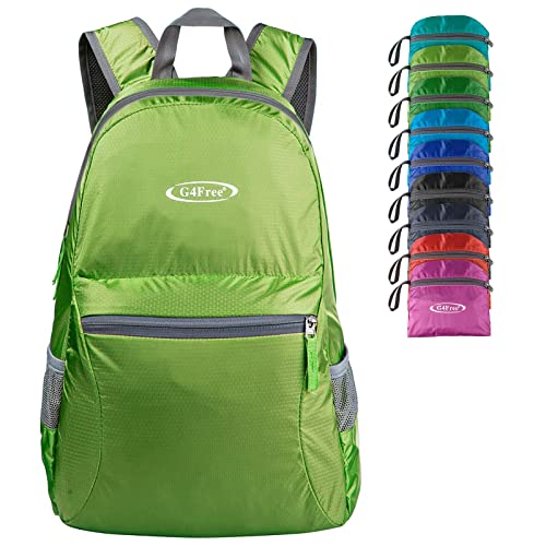 G4Free 20L Lightweight Packable Backpack Travel Hiking Daypack Foldable Backpack for Men Women