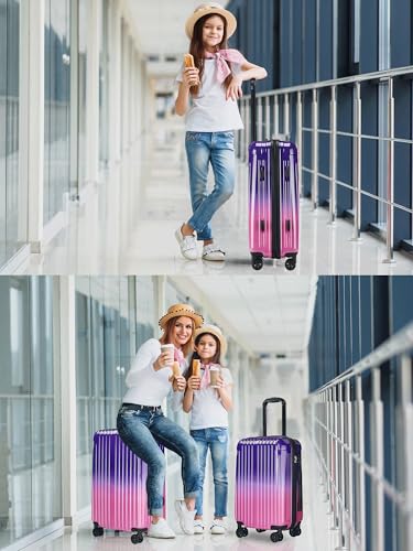 Comeria Carry on Luggage - Airline Approved Suitcases with Spinner Wheels, Built-In TSA Lock，Hard Shell Expandable Suitcases