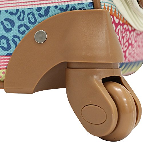Lily Bloom Luggage Set 4 Piece Suitcase Collection With Spinner Wheels For Woman (On The Prowl)
