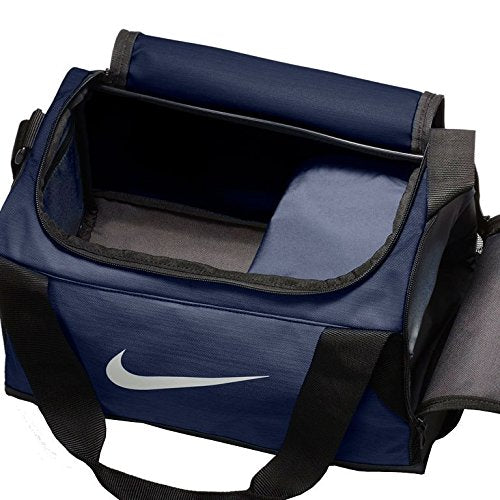 Nike Brasilia (Extra-Small) Duffel Bag NKBA5432 (Midnight Navy/Black/White)