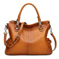 S-ZONE Women Genuine Leather Handbag Shoulder Purse Satchel Tote Crossbody Bag