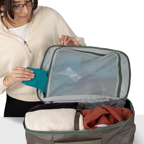 Osprey Transporter 26+6 Travel Pack - Expandable Personal Item Backpack with Laptop Sleeve - Lightweight Daypack, Pine Leaf Green