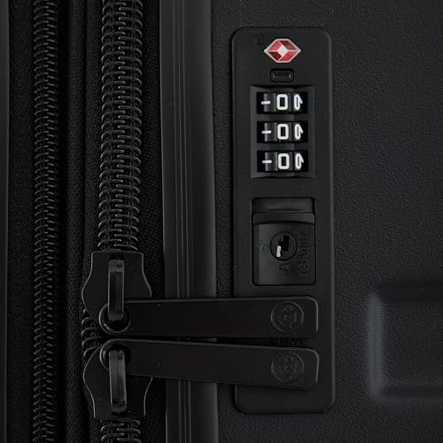 Wrangler ATG Outland Expandable Hardside Luggage, Jet Black, 3 Piece Set