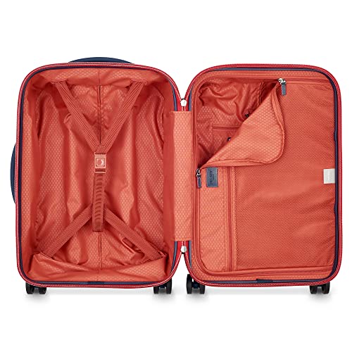 DELSEY PARIS Chatelet Air 2.0 Hardside Luggage with Spinner Wheels, Navy Blue, Carry on Plus 20 Inch