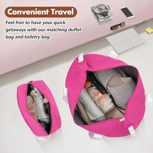 Merax Luggage Sets 24 Inch Suitcase with TSA Lock Hardshell Carry On Luggage with Duffel Bag