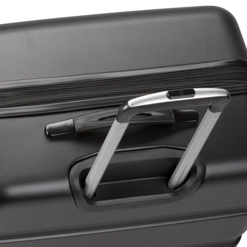 SwissGear 7366 Signature Hardside Expandable Luggage with Spinner Wheels, TSA Lock, Black, Checked-Large 27-Inch