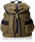 Calvin Klein Nylon Fashion Backpack,Dot Khaki Logo,One Size