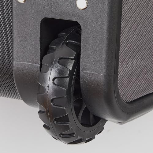 Samsonite Soft-Sided Golf Travel Bag with Wheels, Heavy-Duty 600D Polyester, Additional Top Padding, Shoe/Accessory Pocket, Foldable Gray