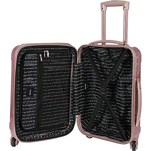 kensie 20" "Alma" Carry-On TSA-Lock Spinner Luggage, Opal