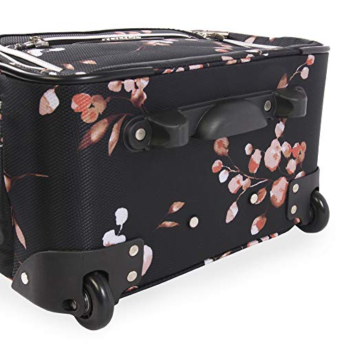 BEBE Valentina-wheeled Under The Seat Carry-on Bag Carry-On Luggage, Floral BRANCH